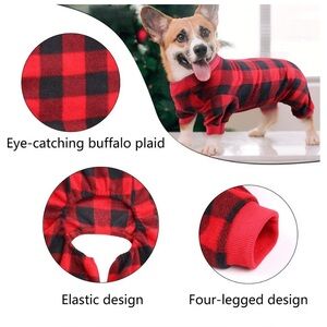 Buffalo Plaid Dog Pajamas